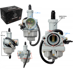 Carburetor PZ26, 125cc 4T, t.20mm, suction lever Carburetor PZ26, 125cc 4T, t.20mm, suction lever