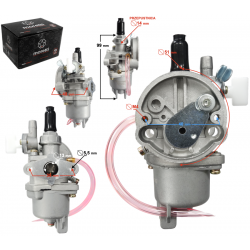 Carburetor Moretti Pocket Bike, 50cc 4T, t.14mm, suction lever