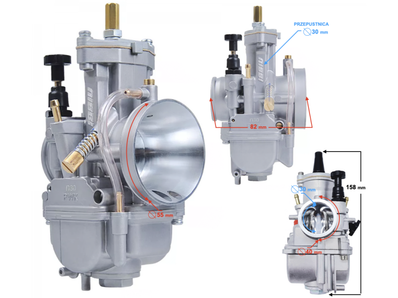 Carburetor NIBBI PWK30 30mm Sport