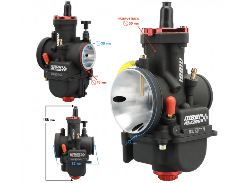 Carburetor NIBBI PWK30 30mm Racing