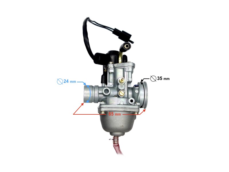 Carburetor 50cc 2T, electric suction