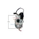 Carburetor 50cc 2T, electric suction