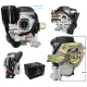 Carburetor Moretti GY6, 50cc 4T, t.18 mm, automatic suction, plastic cover