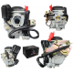 Carburetor Moretti GY6, 50cc 4T, t.16 mm, automatic suction, plastic cover