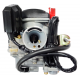 Carburetor Moretti GY6, 50cc 4T, t.16 mm, automatic suction, plastic cover