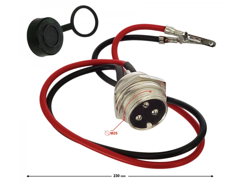 Electric scooter charging socket