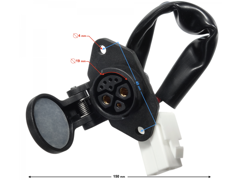 Charging socket E-Max lit-ion