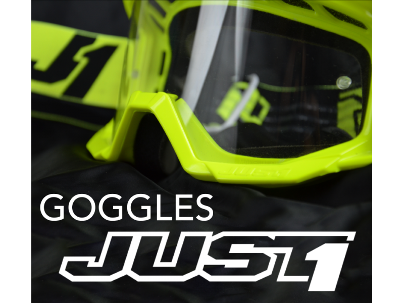 Just1 Vitro motorcycle goggles yellow (fluorescent) -black