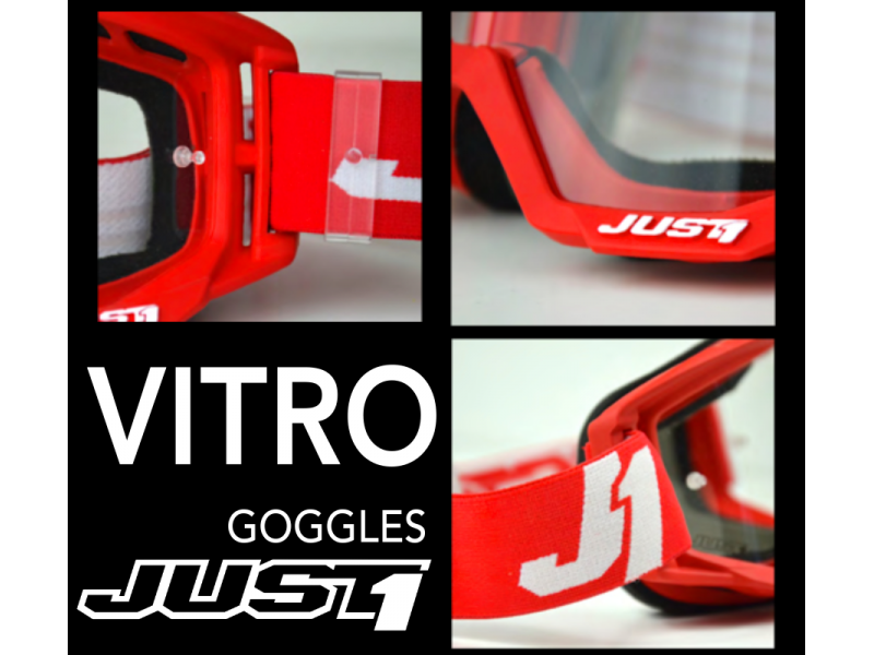 Just1 Vitro motorcycle goggles yellow (fluorescent) -black