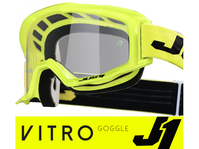 Just1 Vitro motorcycle goggles yellow (fluorescent) -black