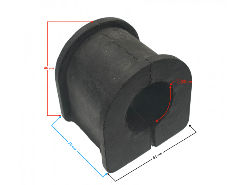 Stabilizer rubber for Tactic 550