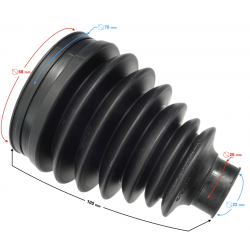 Front shaft rubber cover for Tactic 550
