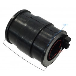 Rubber connector for suction nozzle, 2T Rubber connector for suction nozzle, 2T