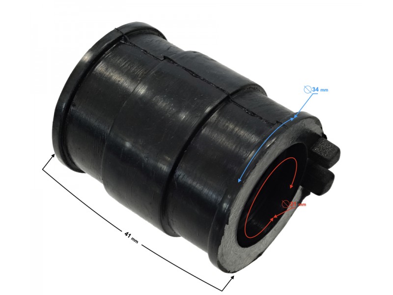 Rubber connector for suction nozzle, 2T Rubber connector for suction nozzle, 2T