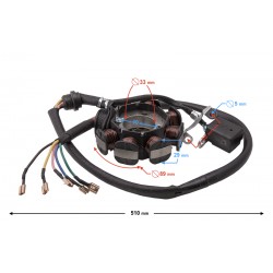 Ignition stator (magneto) for ATV 200