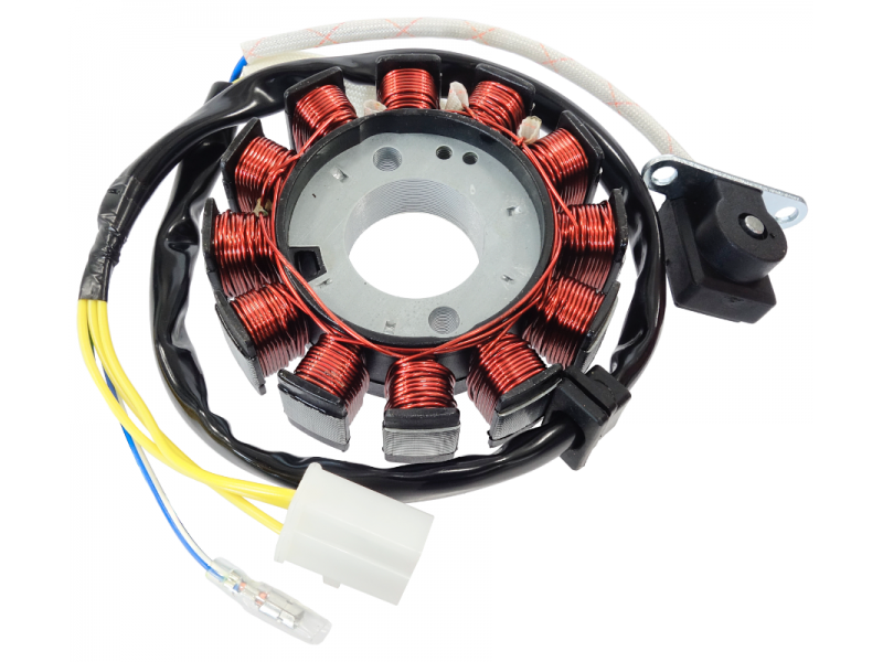 Ignition stator (magneto) for 50cc, E4 scooter (12 coils)