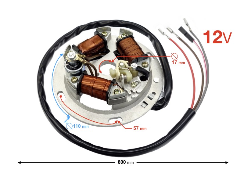 Ignition stator (magneto) for Simson 12V platynki Ignition stator (magneto) for Simson 12V platynki