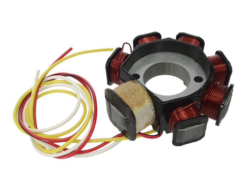 Ignition stator (magneto) for 2T scooter, 7 coils
