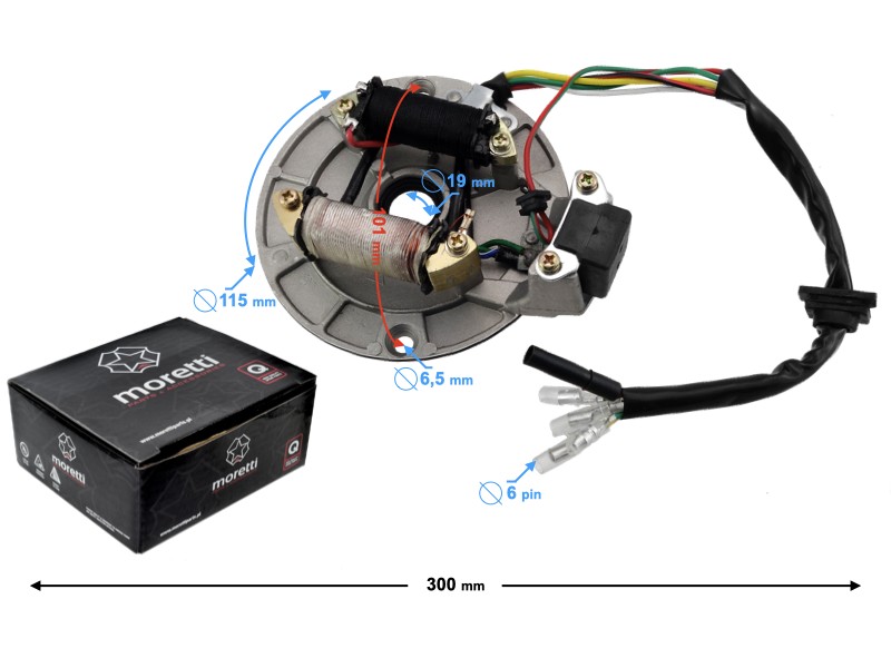 Ignition stator (magneto) for Cross 125cc Ignition stator (magneto) for Cross 125cc