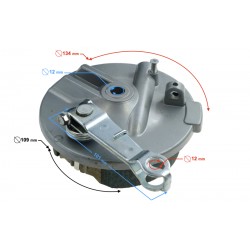 Front brake yoke for Tres scooter