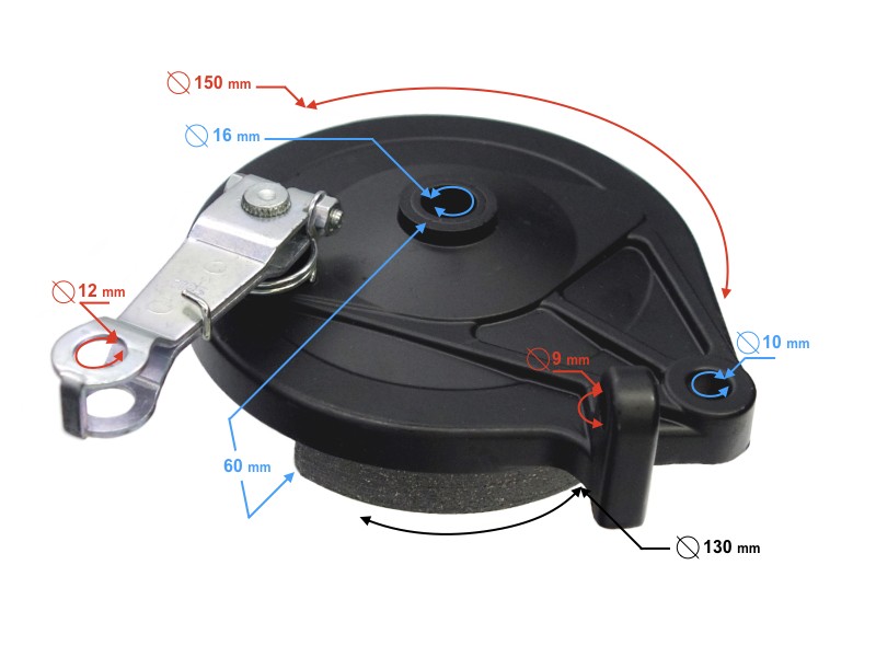 Rear brake yoke E-Max Rear brake yoke E-Max