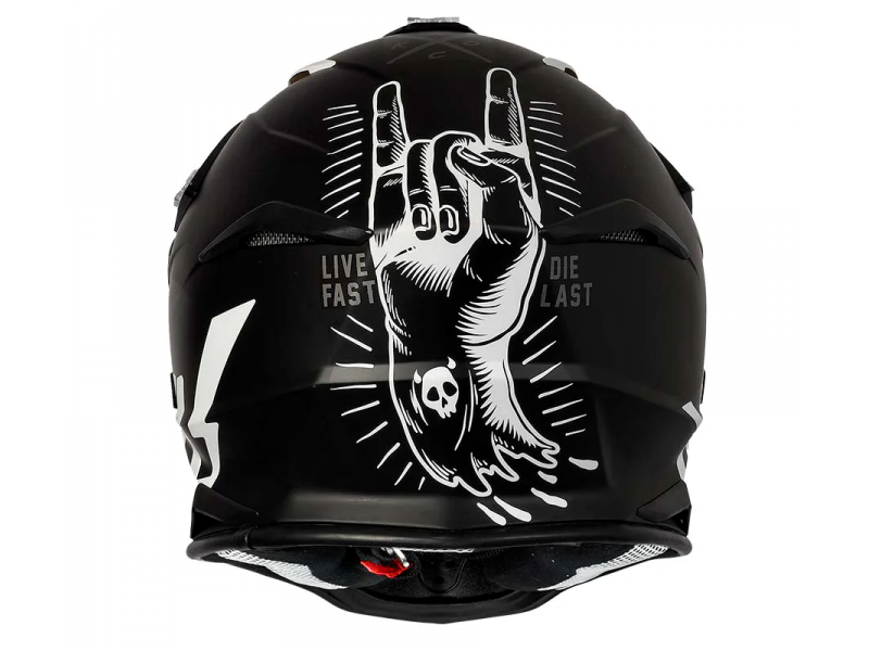Helmet JUST1 J39 ROCK red white black matt L