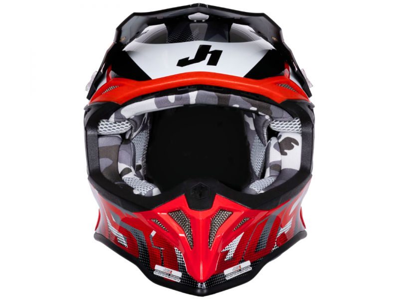 Helmet JUST1 J39 REVO red white black S
