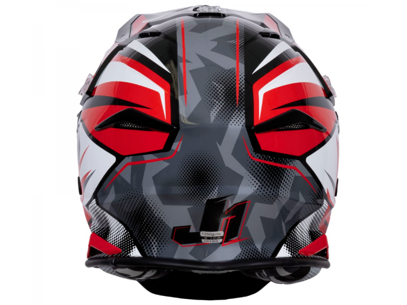 Helmet JUST1 J39 REVO red white black S