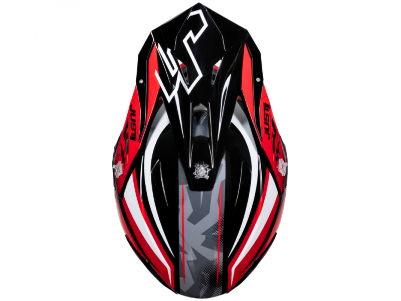 Helmet JUST1 J39 REVO red white black S