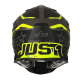 Helmet JUST1 J39 STARS black fluo yellow titanium matt XL