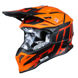 Helmet JUST1 J39 POSEIDON black orange red XS Helmet JUST1 J39 POSEIDON black orange red XS