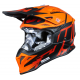 Helmet JUST1 J39 POSEIDON black orange red XS