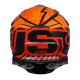 Helmet JUST1 J39 POSEIDON black orange red M