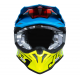 Helmet JUST1 J39 THRUSTER fluo yellow blue red black gloss M