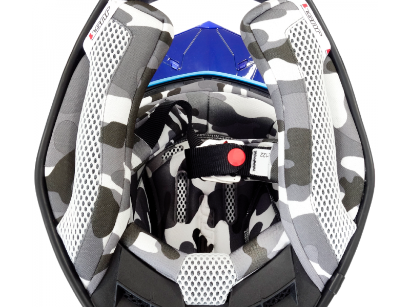 Helmet JUST1 J39 POSEIDON blue fluo yellow matt XS