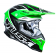 JUST1 J39 THRUSTER helmet black green fluo white gloss XS