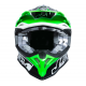 Helmet JUST1 J39 THRUSTER black green fluo white gloss XL