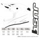 Helmet JUST1 J39 THRUSTER black green fluo white gloss XL