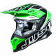 Helmet JUST1 J39 THRUSTER black green fluo white gloss XL