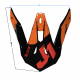 Visor PEAK J39 POSEIDON FLUO ORANGE RED BLACK