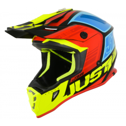 Helmet JUST1 J38 BLADE red-blue-yellow-black L Helmet JUST1 J38 BLADE red-blue-yellow-black L