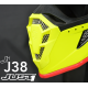Helmet JUST1 J38 BLADE red-blue-yellow-black L