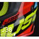 Helmet JUST1 J38 BLADE red-blue-yellow-black L