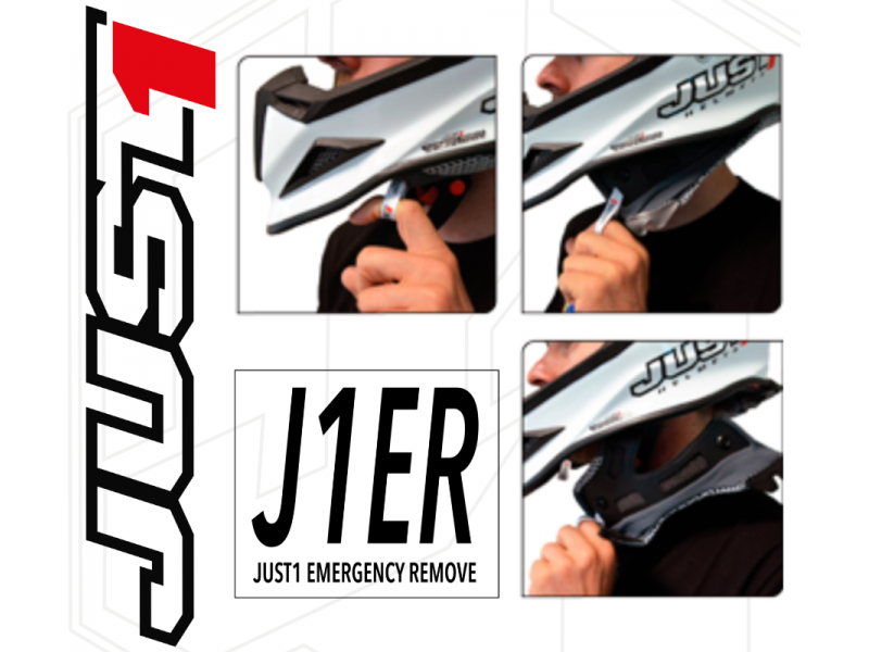 Helmet JUST1 J38 BLADE red-blue-yellow-black L