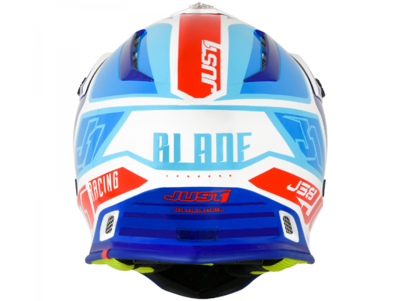 Helmet JUST1 J38 BLADE blue-red-white XL