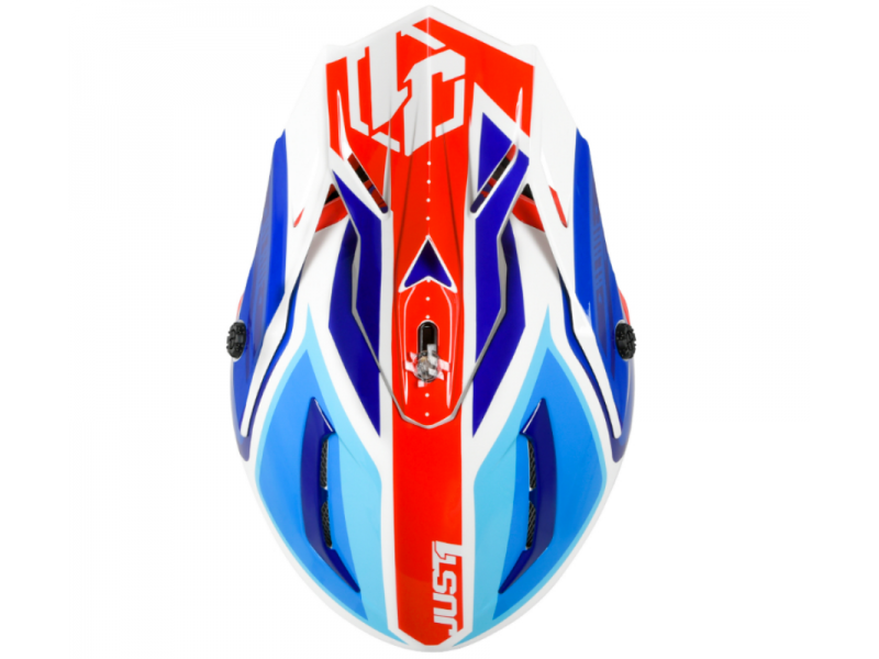 Helmet JUST1 J38 BLADE blue-red-white XL