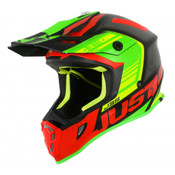 Helmet JUST1 J38 BLADE red-lime-black M Helmet JUST1 J38 BLADE red-lime-black M