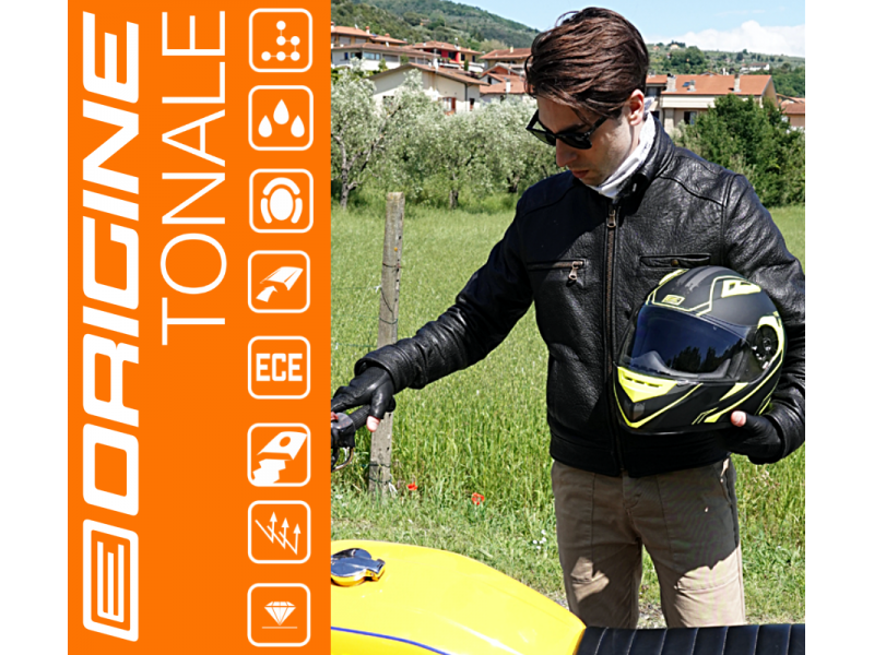 Helmet TONALE SOLID integral black gloss M ORIGINE