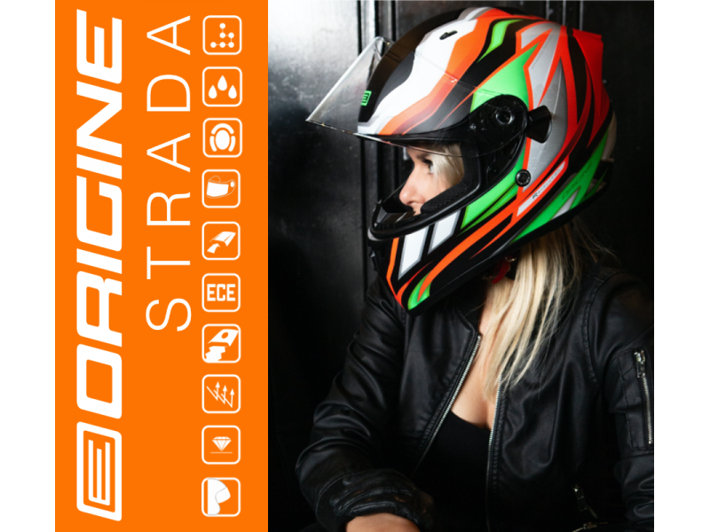 Helmet STRADA SOLID integral black-matte XL ORIGINE Helmet STRADA SOLID integral black-matte XL ORIGINE