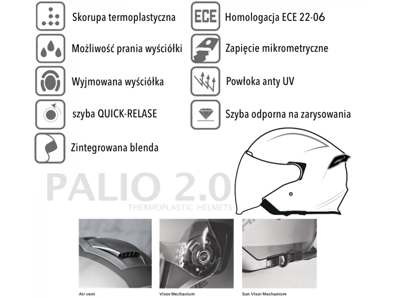 Helmet PALIO 2.0 SOLID titanium-matte L ORIGINE Helmet PALIO 2.0 SOLID titanium-matte L ORIGINE